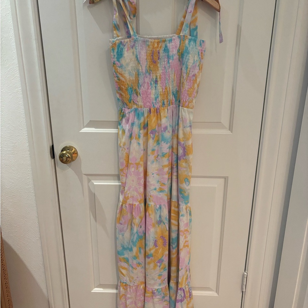 Buddy Love Watercolor Maxi Dress